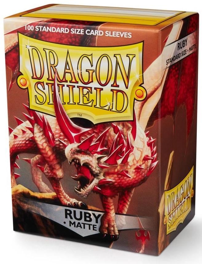 Dragon Shield Card Sleeves - Matte Ruby (100)