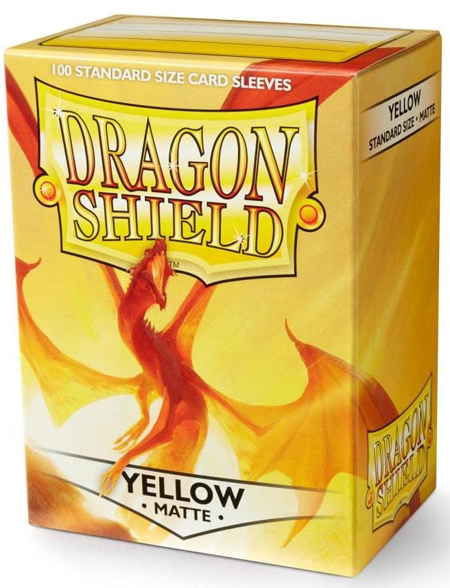 Dragon Shield Card Sleeves - Matte Yellow (100)