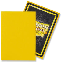 Dragon Shield Card Sleeves - Matte Yellow (100)