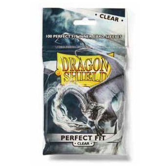 compare product Dragon Shield Card Sleeves Perfect Fit - Clear (100 Ct.)