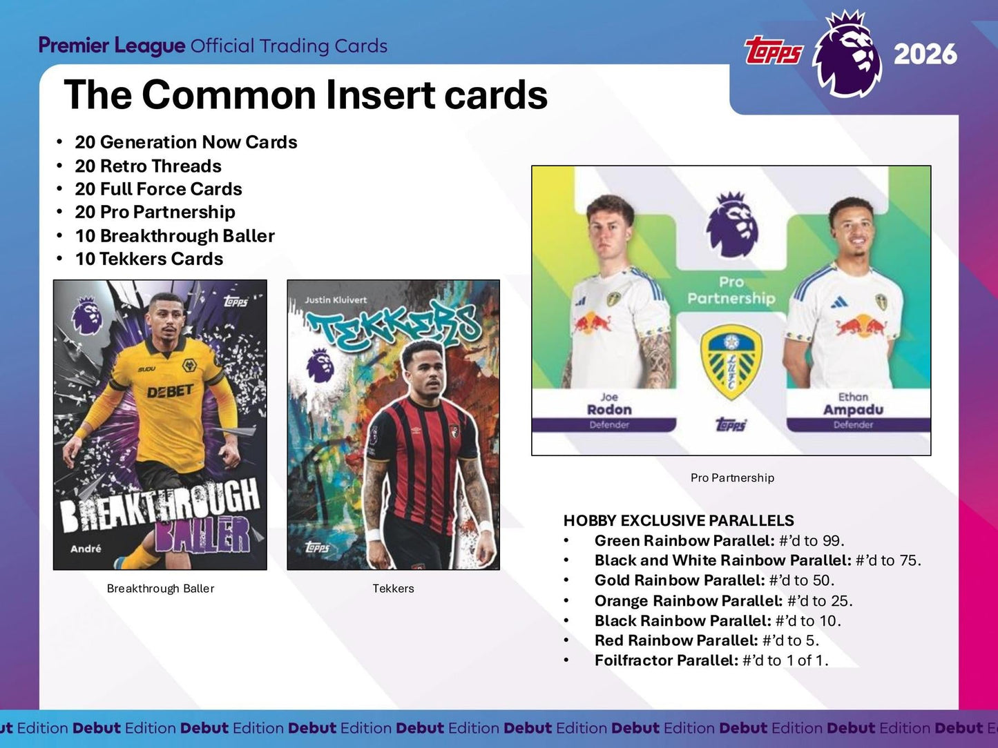 2025/26 Topps Premier League EPL Soccer Hobby
