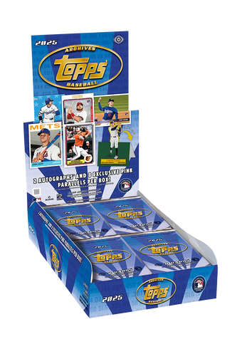 compare product 2025 Topps Archives Baseball Hobby 10 Box Case