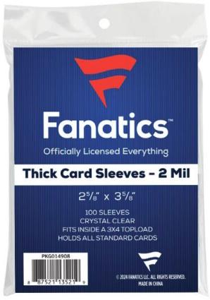 Fanatics Thick Card Soft Sleeves