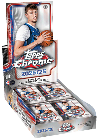compare product 2025-26 Topps Chrome Basketball Hobby 12 Box Case