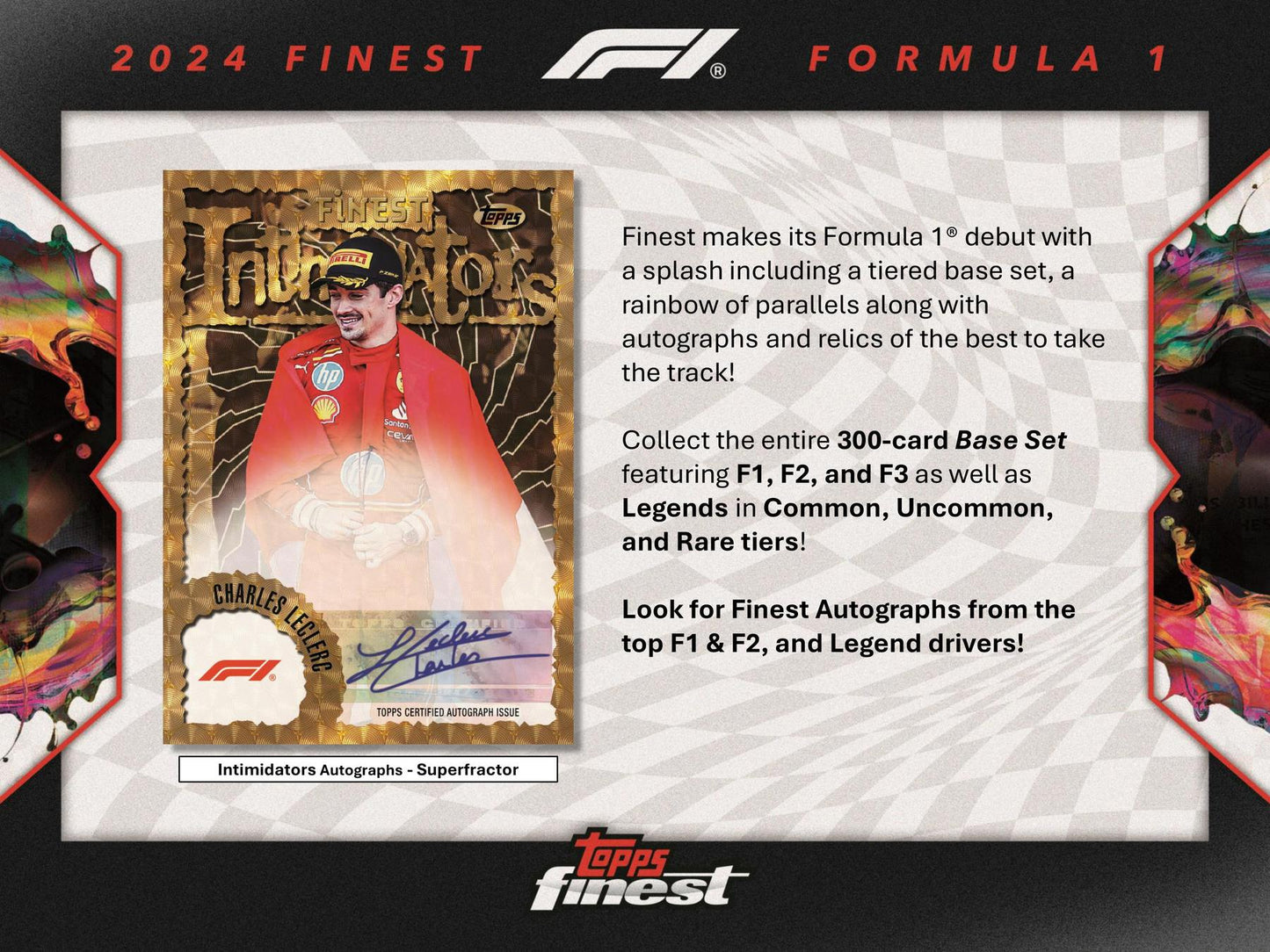 2024 Topps Finest F1 Formula 1 Hobby Pack