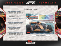 2024 Topps Finest F1 Formula 1 Hobby Pack