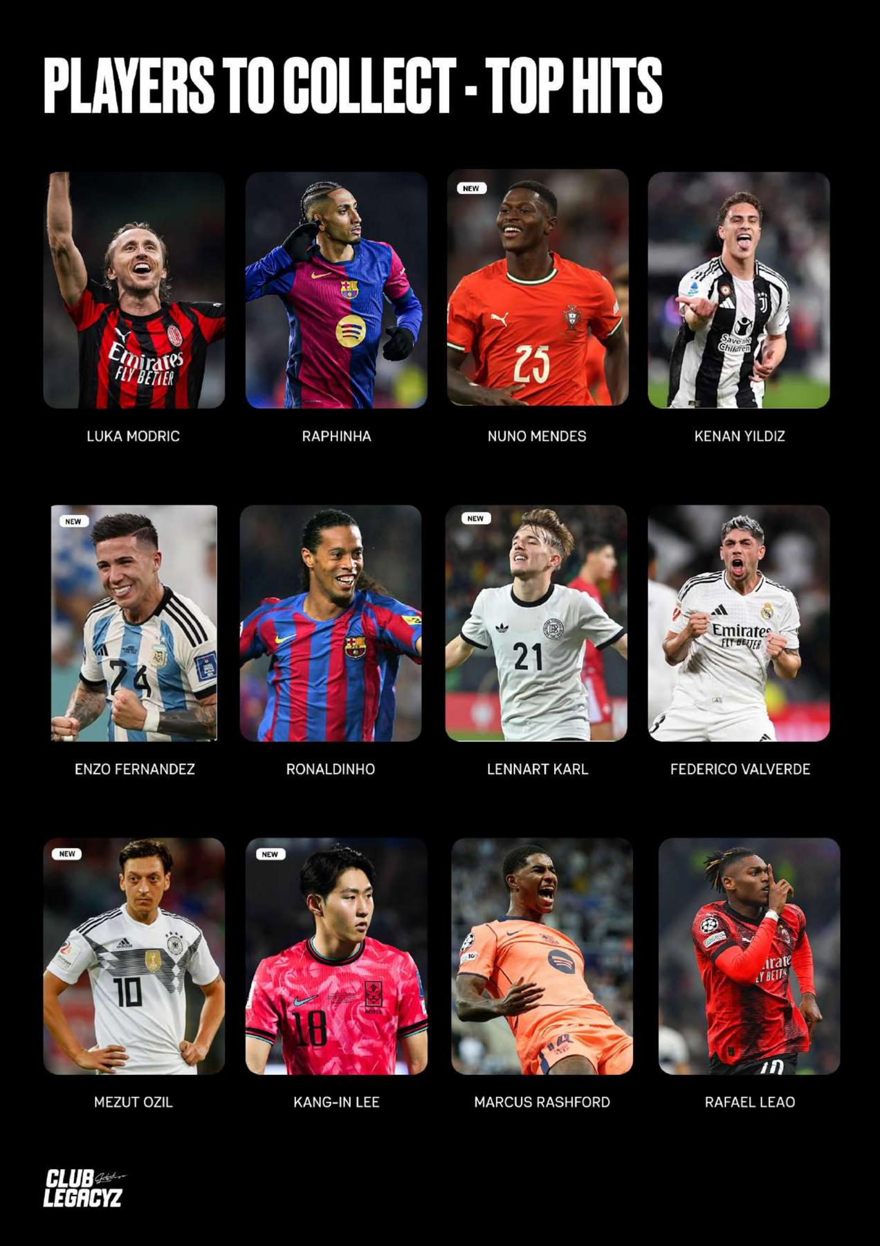 2026 Club Legacyz Icons World Heroes Soccer Fourth Edition Hobby