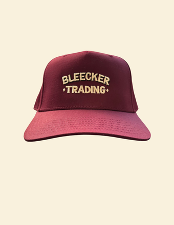 compare product Bleecker Trading Burgundy Snapback Hat