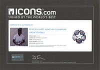 Patrick Kluivert Autographed UEFA Champions League Adidas Football
