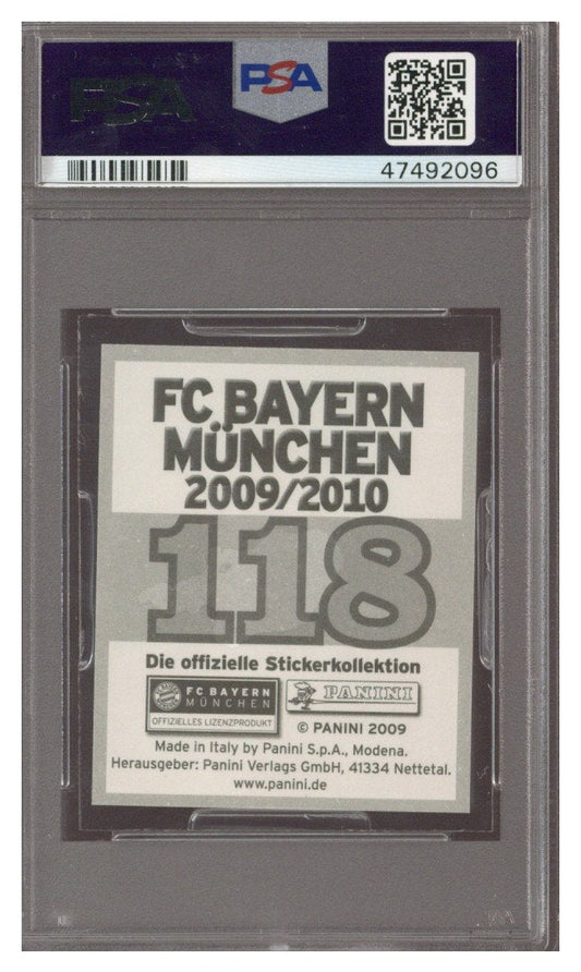 2009 Panini FC Bayern Munchen Thomas Muller ROOKIE #118 PSA 10 GEM MINT