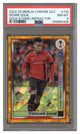 2022/23 Topps Merlin Gold Desire Doue Atomic Refractor 43/50 PSA 8