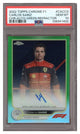 2022 TOPPS F1 CHROME GREEN REFRACTOR CARLOS SAINZ 74/99 PSA 10 AUTO