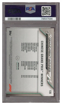 2020 Topps Chrome Sapphire F1 Lewis Hamilton #135 PSA 10