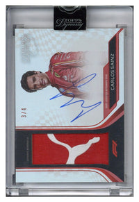 2024 Topps Dynasty F1 Patch Auto 3/4 Carlos Sainz