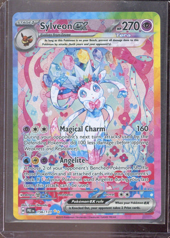 compare product Pokemon SV: Prismatic Evolutions 156/131 Sylveon ex  Near Mint