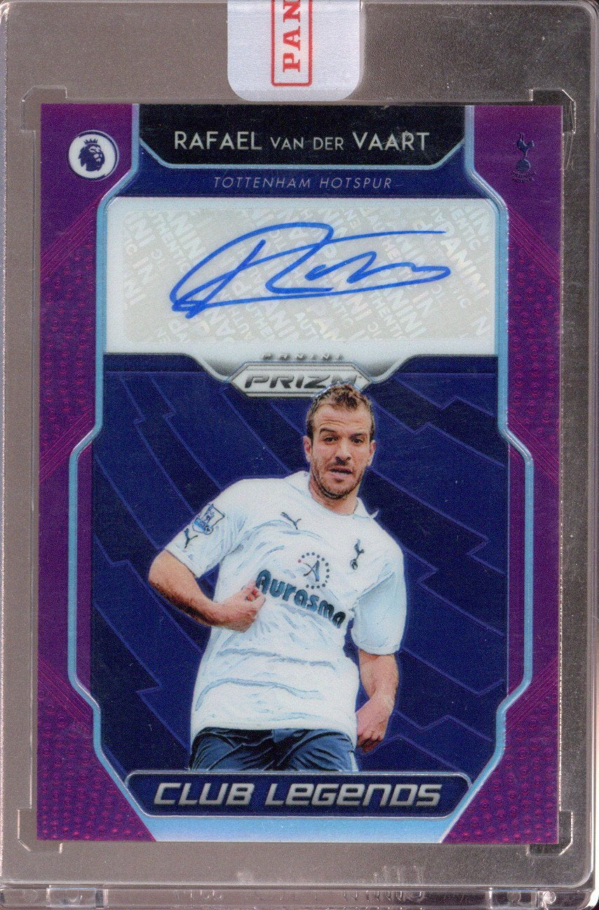 2019-20 Prizm EPL Rafael van der Vaart Legends Purple Prizm Auto #'d /50 SP