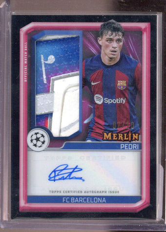 compare product 2023/24 Merlin Pedri Match Ball Auto /10