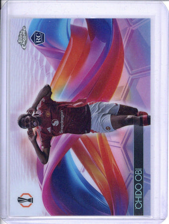 compare product 2024/25 Topps Chrome Chido Obi Helix