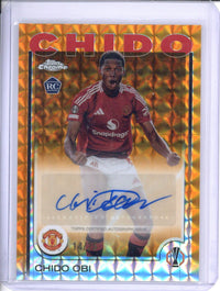 Topps UCC Chrome 24/25 Auto RC CHIDO OBI 14/25 ORANGE GEOMETRIC