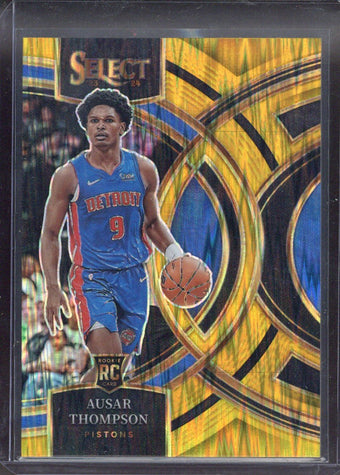 compare product 2023/24 Panini Select Ausar Thompson Gold Flash /10