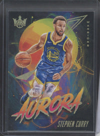 2019-20 Panini Court Kings Stephen Curry Aurora Card #13