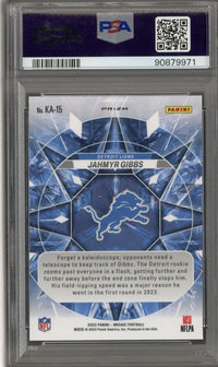 2023 Panini Mosaic Jahmyr Gibbs Kaleidoscopic PSA 10