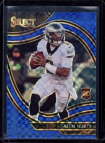 compare product 2021 Panini Select Blue Field Jalen Hurts RC /49