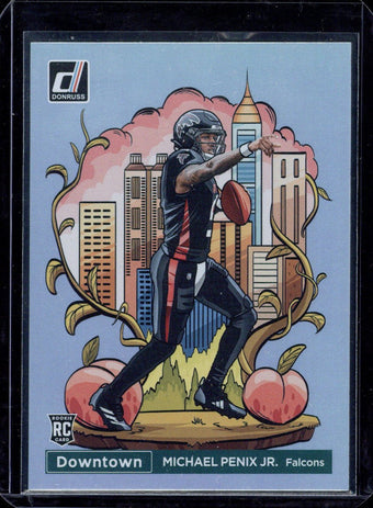 compare product 2024 Donruss Michael Penix Jr Downtown