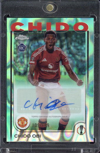 compare product 2024/25 Topps Chrome Chido Obi Auto /199