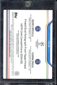 2024/25 Topps Finest Senny Mayulu / Yoram Zague Dual Autograph /5