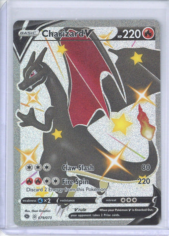 compare product 2020 Pokemon SWSH Champion's Path Charizard V (Secret) 79/73
