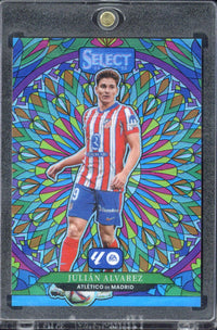 2024/25 Panini Select La Liga Julian Alvarez Stained Glass #4