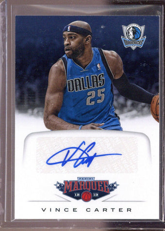 compare product 2012/13 Panini Marque Vince Carter Autograph #36