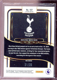 2024/25 Panini Select Premier League Heung-Min Son Tottenham Hotspur #107
