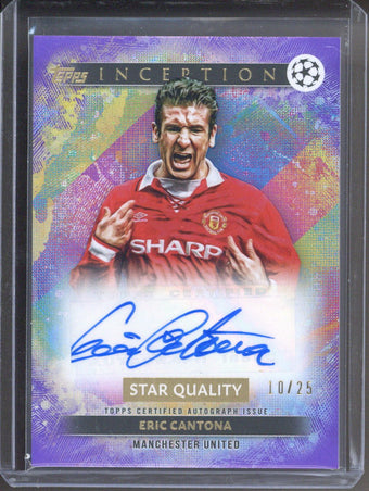 compare product 2024-25 Topps UCC Inception Eric Cantona Autograph /25