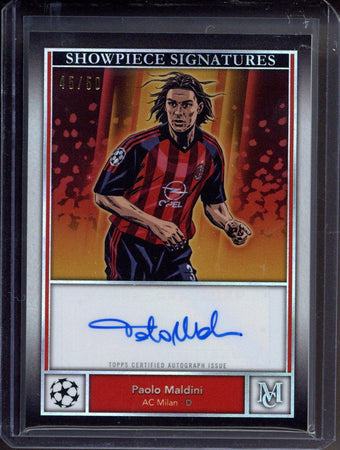 compare product 2024-25 Topps Museum Paolo Maldini Autograph /50 #SS-PM