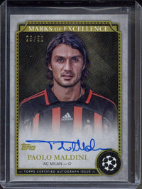 2024-25 Topps Museum Paolo Maldini Marks of Excellence Autograph /50 #EX-PM5