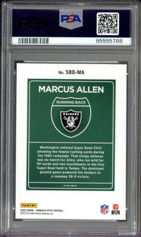2023 Panini Donruss Optic Marcus Allen Super Bowl Downtown #SBDMA PSA 9