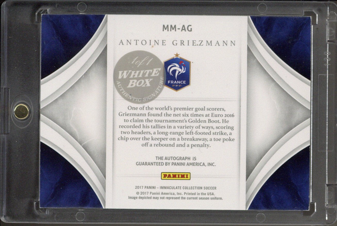 2017 Panini Immaculate Antoine Griezmann 1/1 Modern Marks Autograph #MM-AG