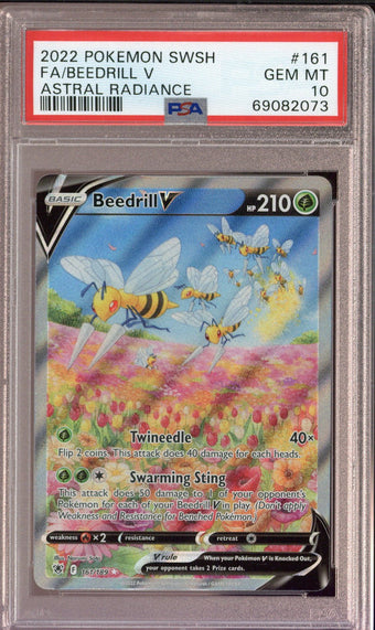 compare product 2022 Pokemon Beedrill 161 PSA 10