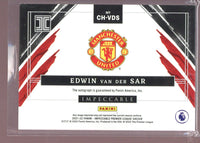 2021/22 Panini Impeccable Edwin Van Der Sar Auto /78