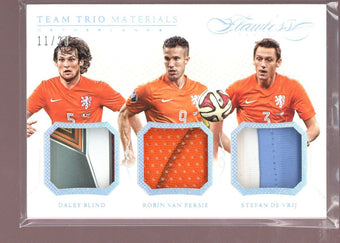 compare product 2016 Flawless Blind Van Persie De Vrij Team Trio Materials /20