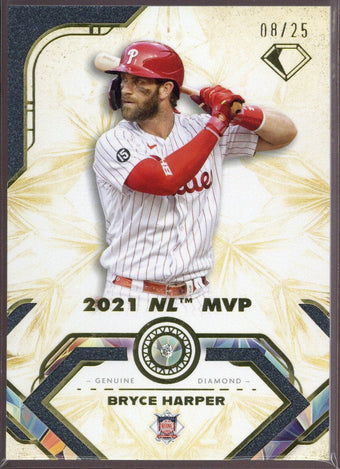 compare product 2025 Topps Diamond Icons Bryce Harper /25