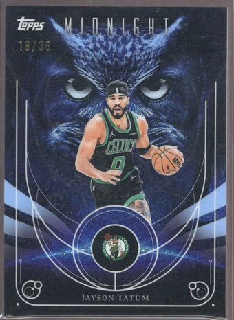 compare product 2024-25 Topps Midnight Jayson Tatum /35
