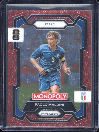 compare product 2026 Panini Monopoly Paolo Maldini /25