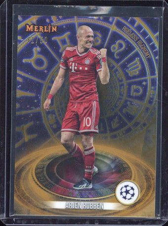compare product 2024 Topps Merlin Arjen Robben Ageless Alchemy /50