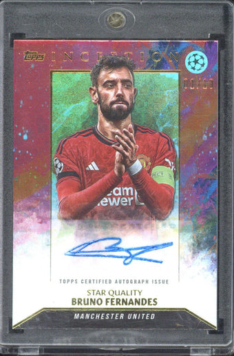 compare product 2023-24 Topps Inception UCC Bruno Fernandes Star Quality Autograph /10
