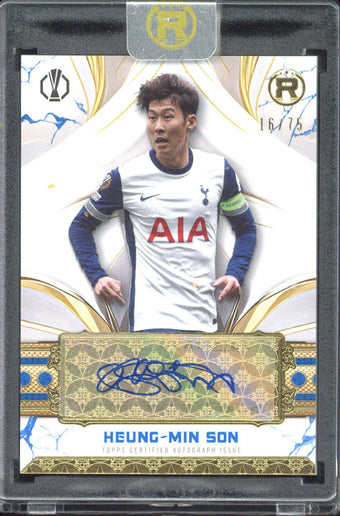compare product 2024-25 Topps Reverence Heung-Min Son Autograph /75