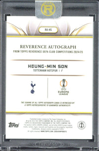 2024-25 Topps Reverence Heung-Min Son Autograph /75