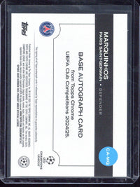 2024-25 Topps Chrome UCC Marquinhos Autograph /50